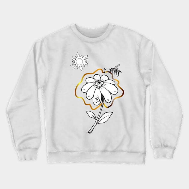 Sipping from the third eye Crewneck Sweatshirt by VanessArtisticSoul